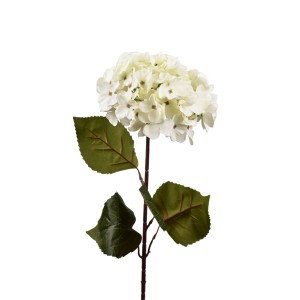 Umělá hortenzie bílá 75 cm