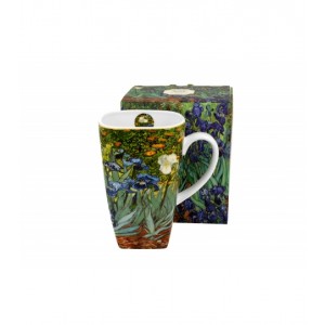 Porcelánový hrnek Irises inspired by Van Gogh 630 ml v dárkovém boxu