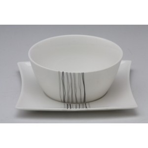 Porcelánová souprava 1/1 Silver line