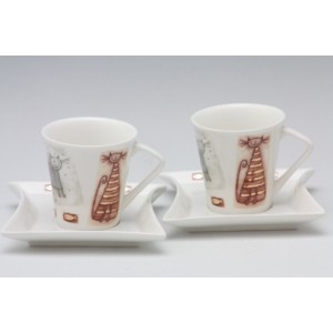 Porcelánová souprava 2/2 Kočka 