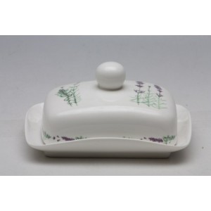 Porcelánová máselnice Levandule