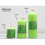 Parafínové svíčky s vůní citrónové trávy - různé velikosti