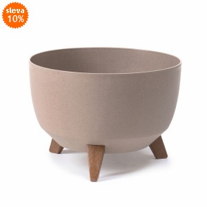 Plastová mísa Roma eco coffee 330 mm, latte