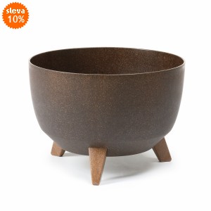 Plastová mísa Roma eco coffee 330 mm, espresso