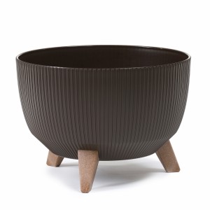 Plastová mísa Roma jumper 330 mm, mocca