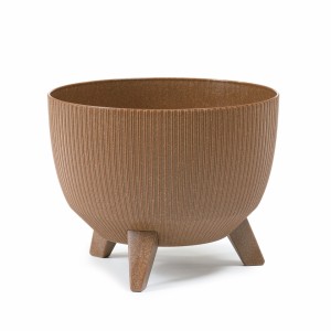 Plastová mísa Roma eco wood jumper 330 mm, přírodní dřevo