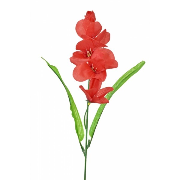Umělá frézie balení 12 ks, 50 cm, červená