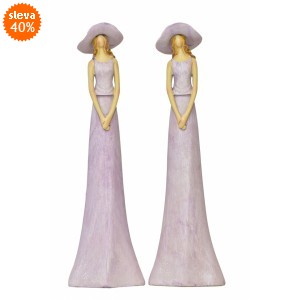 Dáma v klobouku Lilla 36,5 cm