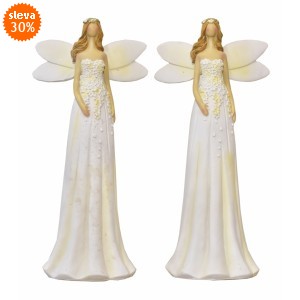 Anděl Annabelle flowers balení 2 ks, 37 cm