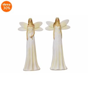 Anděl Annabelle flowers balení 2 ks, 25,5 cm