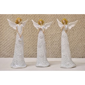 Anděl Flo Silver 24,5 cm