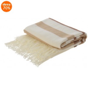 Pléd krémový 130x160 cm