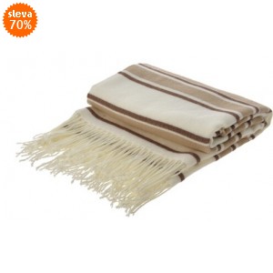Pléd hnědý 130x160 cm