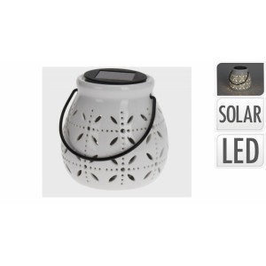 Porcelánová solární LED lampa 11x12 cm A