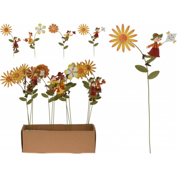 Podzimní zápich do květináče 42x9 cm, mix druhů