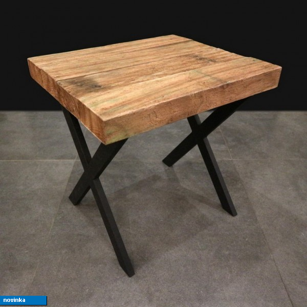 Odkládací stolek Teak Wood 45x40x45 cm