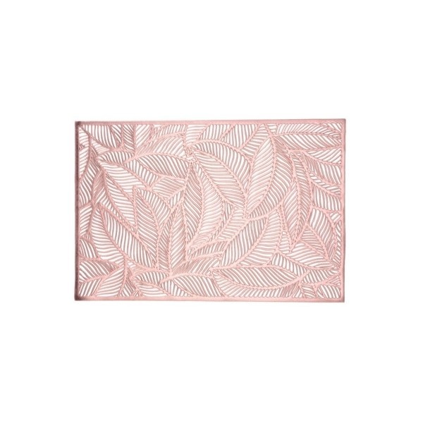 Prostírání Leaf balení 4 ks, 45x30 cm měděné