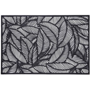 Prostírání Leaf 45x30 cm černé