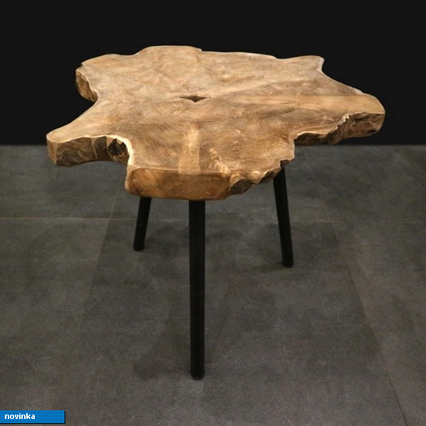 Odkládací stolek Teak Wood 45x55 cm