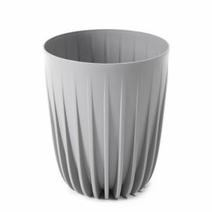 Plastový květináč Mira 300 mm, šedý, sada 4 ks