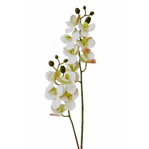 Umělá orchidej 58,5 cm, bílá