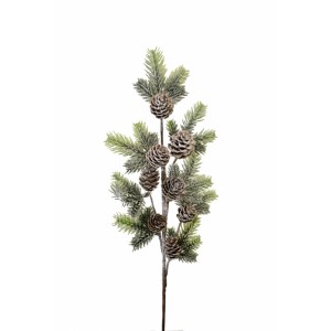 Vánoční větvička zasněžená 59 cm