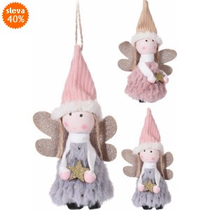 Andělka na zavěšení balení 2 ks, mix druhů