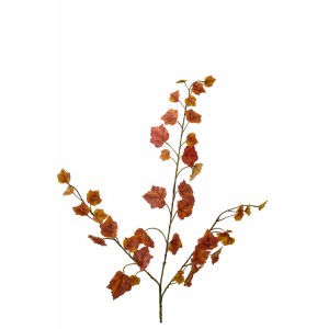 Podzimní větvička oranžová 65 cm