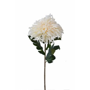 Umělá chryzantéma krémová 70 cm