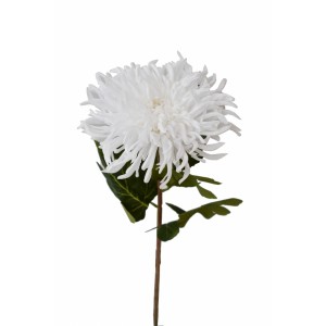 Umělá chryzantéma bílá 70 cm