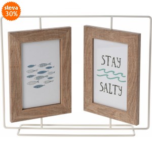 Dřevěný fotorámeček 26,5x6x32,5 cm