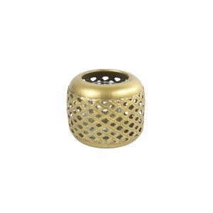 Kovový svícen Alycia gold 8x9,5 cm