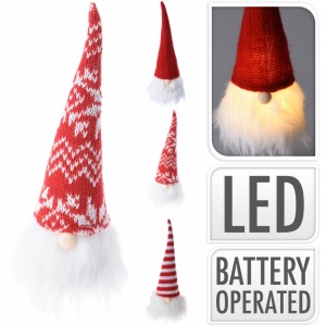 Skřítek Max 19 cm, mix druhů, LED