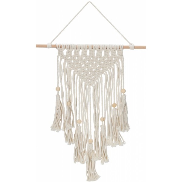 Macramé závěsná dekorace na stěnu 48x37 cm