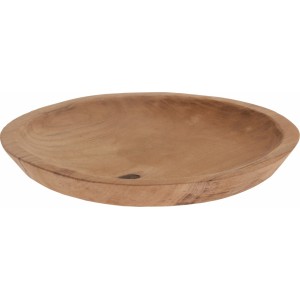 Dřevěný talíř Teak 30x4 cm