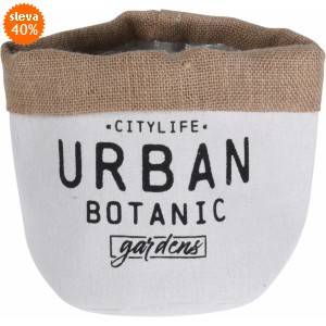 Textilní květináč Urban botanic 17x17 cm
