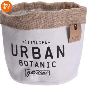 Textilní květináč Urban botanic 21x21 cm