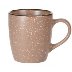 Hrnek Dots hnědý 200 ml