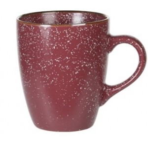 Hrnek Dots červený 350 ml
