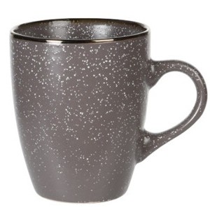 Hrnek Dots taupe 350 ml