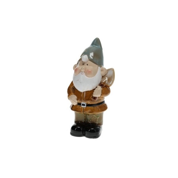 Porcelánový trpaslík šedý 27,5x14,5x10,5 cm 