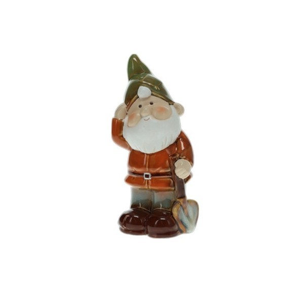 Porcelánový trpaslík zelený 18,5x9,5x7,5 cm 