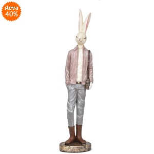 Králík s taškou 40x9x9 cm