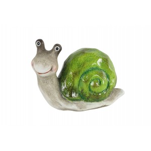 Keramický šnek Floris 12,8x8,5x17 cm