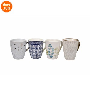 Sada 4 hrnků II. jakost