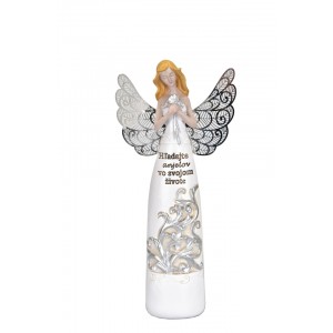 (SK) Anjel s nápisom 21 cm M