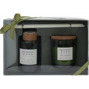 Vonný difuzér a svíčka PATCHOULI WOOD