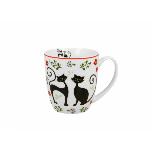 Porcelánový hrnek Etno cats 460 ml