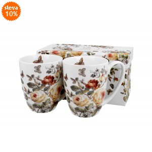 Porcelánový hrnek Zahra 300 ml, sada 2 ks v dárkové krabičce