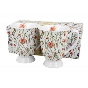 Porcelánový hrnek Flower meadow 300 ml, sada 2 ks v dárkové krabičce